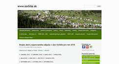 Desktop Screenshot of osrblie.sk