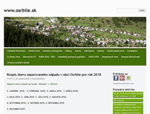 Tablet Screenshot of osrblie.sk